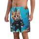 thumbnail image 2 of Balery Underwater Diving Cat Traje de Baño Estilo Hawaiano para Hombre, Shorts de Secado Rápido con Bolsillos-XX-Large, 2 of 6