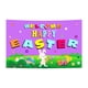 thumbnail image 2 of Pintura de fondo de Pascua con diseños de huevos y conejitos, ideal para fiestas o como accesorio fotográfico para celebraciones de Pascua en interiores y exteriores. Decoración del hogar, decoración, 2 of 5