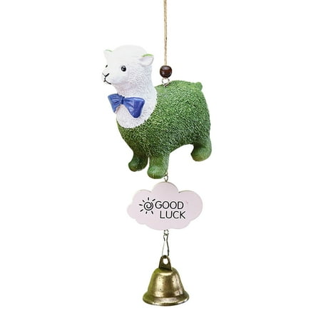 

Creative Log Cabin Wind Chimes Student Bedroom Color Wooden Room Pastorals Pendant