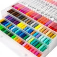 thumbnail image 5 of 50 boxes Watercolor Coloured Pens Fine Brush Tip Colouring Markers Fineliner Pen For Lettering Felt Art Supplies Drawing Reading Manga/12pcs,ssxjv, 5 of 5