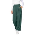 thumbnail image 4 of Yuanlook Women's Casual Loose Wide Leg Yoga Pants Cozy Sweatpants High Waisted Athletic Lounge Pants with Pockets S-3XL, 4 of 5
