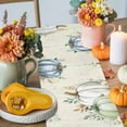 thumbnail image 4 of Fall Blue Pumpkin Table Runner, Autumn Thanksgiving Kitchen Dining Table Decoration for Home Party Decor 13x48 Inches, 4 of 9
