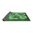 thumbnail image 2 of Ahgly Company Indoor Rectangle Abstract Emerald Green Modern Area Rugs, 8' x 10', 2 of 4
