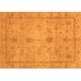 thumbnail image 1 of Ahgly Company Indoor Rectangle Abstract Orange Modern Area Rugs, 7' x 9', 1 of 4