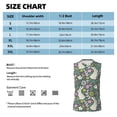 thumbnail image 4 of Picia Retro Bunny Floral mens Cotton Tank Undershirts , Moisture-wicking Ribbed Tanks, Lightweight Cotton Tank Undershirts-, 4 of 8