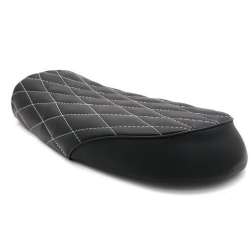 Black Vintage Flat brat Cafe Racer Seat For Honda CB Kawasaki Suzuki Yamaha BMW
