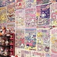 thumbnail image 2 of Bonito póster de Sanrio de dibujos animados de Anime, Cinnamoroll, Hello Kitty, Kuromi, lindo billete mensual, póster de revista, decoración de dormitorio de niña, Y2K, 2 of 4