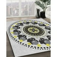 thumbnail image 2 of Ahgly Company Indoor Rectangle Patterned Gray Novelty Area Rugs, 8' x 12', 2 of 6