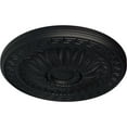 thumbnail image 3 of Ekena Millwork 20"OD x 1 3/8"P Randee Ceiling Medallion (Fits Canopies up to 3 7/8"), Hand-Painted Steel Gray, 3 of 6