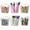 Clear, variant on Large Pegboard Cups Peg Board Storage Bin 6 Pack with Hooks, Square Box Shape Pegboard Cup Holder Accessories for Garage Workbench/Craft Room/Office/Playroom/Home Kitchen Organization (Pink)