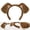 Coffee B, variant on Women's Cute Bear Ear Headband Make Up Hairband Soft Fluffy Hair Hoop Hair Wrap for Skin Care Face Washing Brown