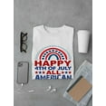 thumbnail image 3 of Happy 4Th Of July! America T-Shirt Men -Image by Shutterstock, Male XX-Large, 3 of 4