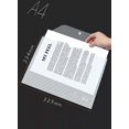 thumbnail image 4 of Sobre de primera calidad 10 piezas de sobres de documentos de plástico con botón a presión carpeta de documentos transparente de calidad compatible con tamaño A4 Afortunado Sencillez, 4 of 5