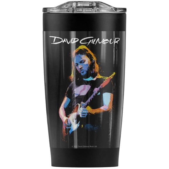 David Gilmour/Guitar Gilmour Stainless Steel Tumbler 20 oz Coffee Travel Mug/Cup, Vacuum Insulated & Double Wall with Leakproof Sliding Lid | Great for Hot Drinks and Cold Beverages