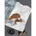 thumbnail image 3 of Cute Beagle Dog, Lovely Pet T-Shirt Women -Image by Shutterstock, Female XX-Large, 3 of 4