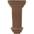 thumbnail image 3 of Ekena Millwork 5"W x 5 3/4"D x 10"H Medium Jefferson Wood Vintage Decor Corbel, Weathered Brown, 3 of 6