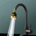 thumbnail image 1 of MesaSe Luxury Faucet Rotatable  Faucet Filter Nozzle For Replacing Splash-Proof Kitchen Sink Faucet Aerator Faucet - Green, 1 of 8