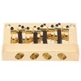 thumbnail image 6 of String Bridge 4 String Electric Bass Golden Zinc Alloy Fixed Type Saddle Plate with Screw Kit, 6 of 8