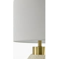 thumbnail image 5 of Livabliss Table Lamps, 25" Niobe Traditional Bedside Nightstand Table Lamp for Bedroom Living Room Office, White Body with White Shade (25"H x 14"W x 14"D), 5 of 5