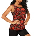 thumbnail image 2 of Fotbe Tomatoes And Chili Blusas Sin Mangas para Mujer – Estilo Casual, Corte Suelto, Slim-Fit, Cuello Redondo Deportivo, Tops de Verano para Gimnasio y Yoga-X-Large, 2 of 7