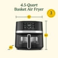 thumbnail image 2 of Cuisinart 4.5 Qt. Digital Basket Air Fryer, Black, 2 of 6