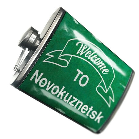 

NEONBLOND Flask Green Sign Welcome To Novokuznetsk