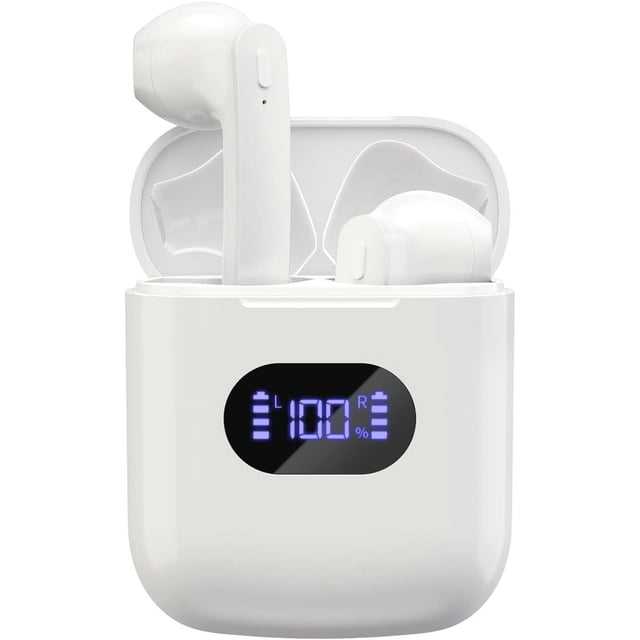 Auriculares inalámbricos CXK Bluetooth 5.3 36H Playtime con estuche de carga