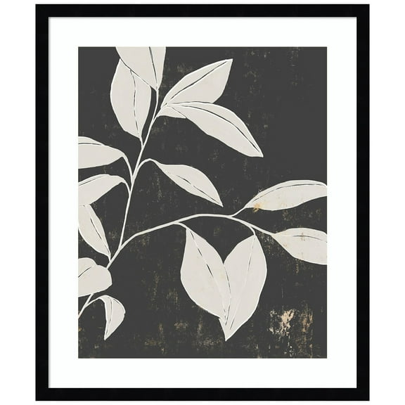 Amanti Art Noir Cuts I Wood Framed Wall Art Print