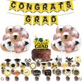 thumbnail image 2 of Graduation Decorations 2022 Graduation Party Supplies Inclu Congrats Grad Banner Photo Banner Paper Fans Balloons, 2 of 2