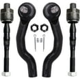 thumbnail image 5 of Detroit Axle - Front End 10pc Suspension Kit for Nissan Frontier Xterra Pathfinder 4 Upper Lower Control Arms 4 Inner and Outer Tie Rods 2 Boots Replacement, 5 of 8