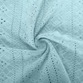 thumbnail image 4 of VBTAPA Mother's Day Gifts Blouses for Women Dressy Casual Sleeveless Lace V Neck Eyelet T-Shirt Summer Loose Tunics Sky Blue S, 4 of 8