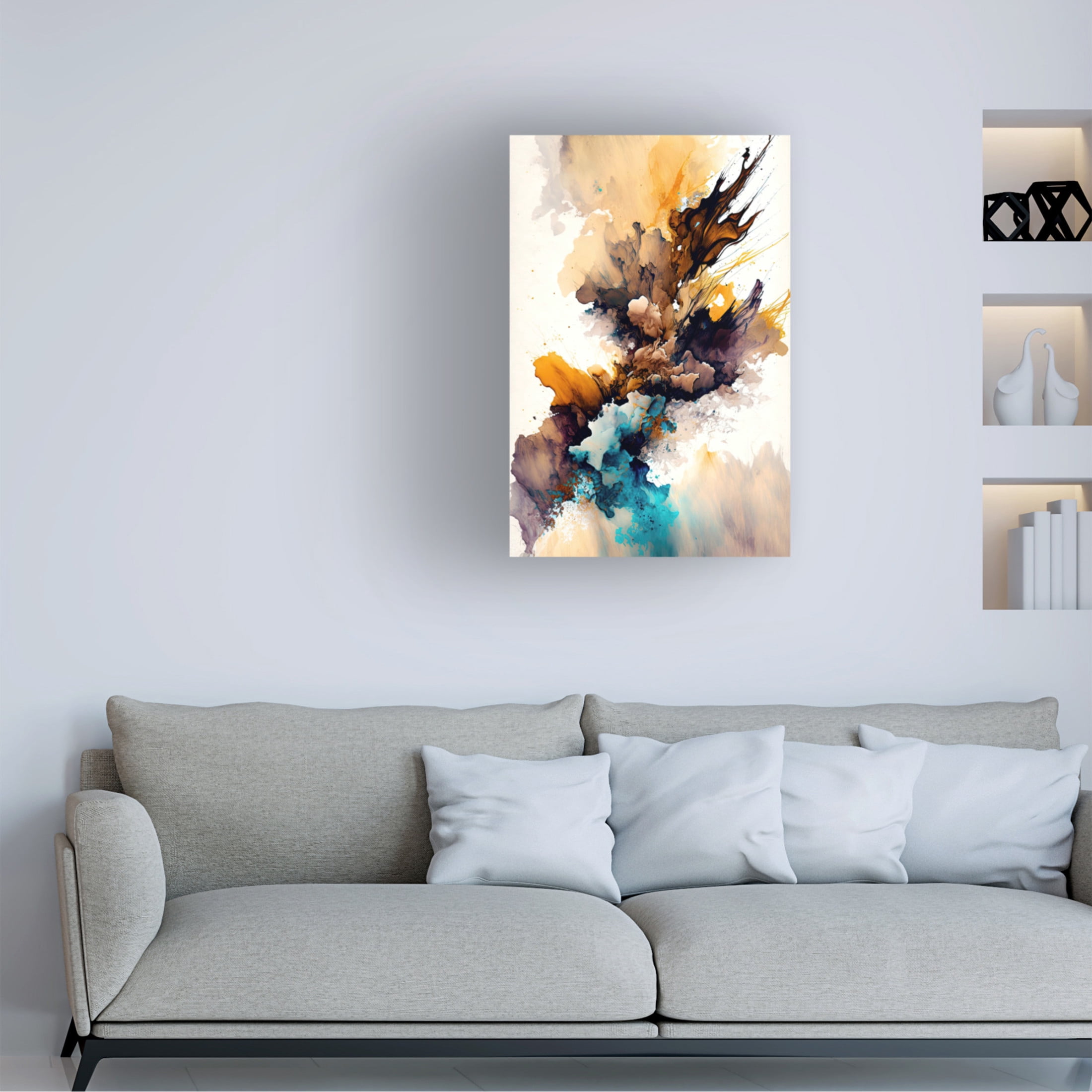Trademark Fine Art Mauro  Autumn Hues Canvas Wall Art