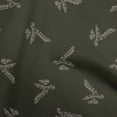 thumbnail image 1 of oneOone Viscose Chiffon Olive Green Fabric Leaves Sewing Fabric By The Yard Printed Diy Clothing Sewing Supplies 42 Inch Wide, 1 of 4