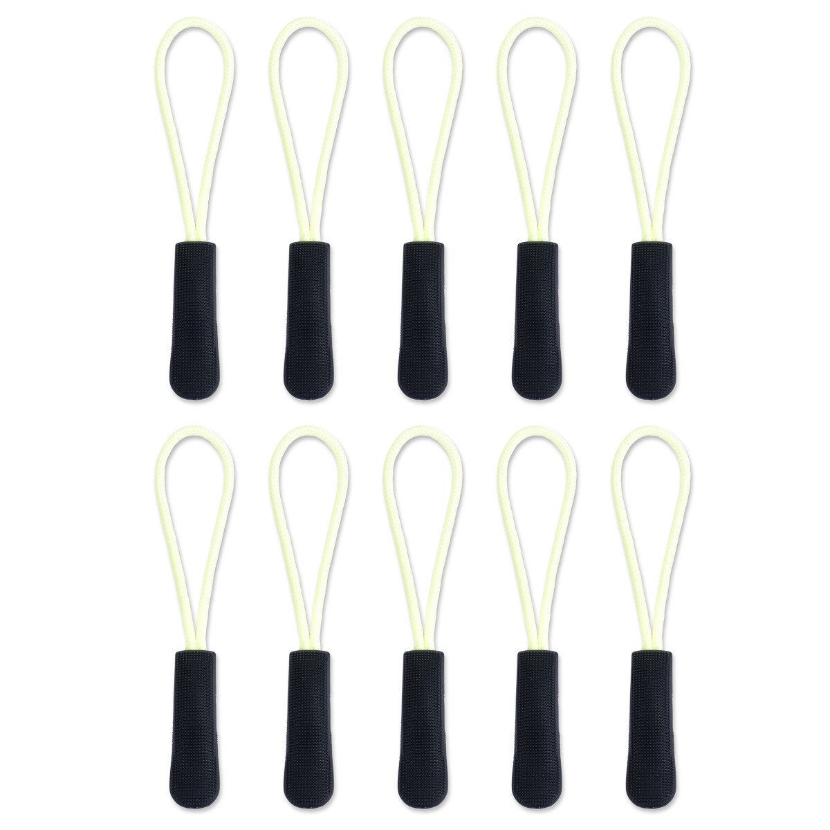 NEO Tactical Gear Zipper Pulls (10 Pack) Strong Nylon Cord with