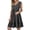 Z1#Grey505, variant on Puliio Summer Dresses for Women Sleeveless V Neck Ruffle Hem Loose Mini Solid Color Casual Beach Dress