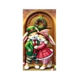 thumbnail image 5 of Stijggn Easter Door Cover Easter Decorations Spring Door Banner Easter Bunny Door Decorative Colorful Flower Rabbit Background for Home Party Supplies, 5 of 6
