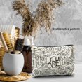 thumbnail image 3 of Bolsa de maquillaje Likjad de lona inspiradora para niñas adolescentes y mujeres, 3 of 4