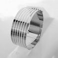 thumbnail image 3 of Stainless Steel Circle Mousse Cake Slicer Mold Cut Tools With Adjustable Ring, 3 of 3
