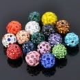 thumbnail image 3 of U8MO 20pcs 10mm Round Rhinestones Clay Disco Ball Loose Beads For Jewelry Making-Dark Blue, 3 of 4