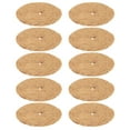 thumbnail image 1 of Anillo de mantillo de fibras de coco Uxcell 10Pcs, alfombrillas protectoras de árboles de coco, disco de planta, protección de 14 pulgadas, 1 of 6