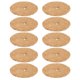 thumbnail image 1 of Anillo de mantillo de fibras de coco Uxcell 10Pcs, alfombrillas protectoras de árboles de coco, disco de planta, protección de 14 pulgadas, 1 of 6