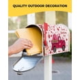 thumbnail image 5 of Valentine''s Day Red Truck Mailbox Cover Love Heart Tree Magnetic Mailbox Wraps, Valentines Pink Mailbox Covers Standard Size 18x21 Inch Mail Wrap Post Letter Box Decoration for Outdoor Gardern Yard, 5 of 6
