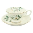 thumbnail image 2 of 1 Set of Ceramic Tea Cup with Saucer Exquisite Milk Mug Ceramic Tableware, 2 of 9