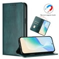 thumbnail image 3 of For iPhone 16 Pro Max Wallet Phone Case,Retro PU Leather Magnetic Folio Cover with RFID Blocking Card Holder,Flip Folding Kickstand,Anti-fall Shockproof Durable Protective Phone Case,Darkgreen, 3 of 9