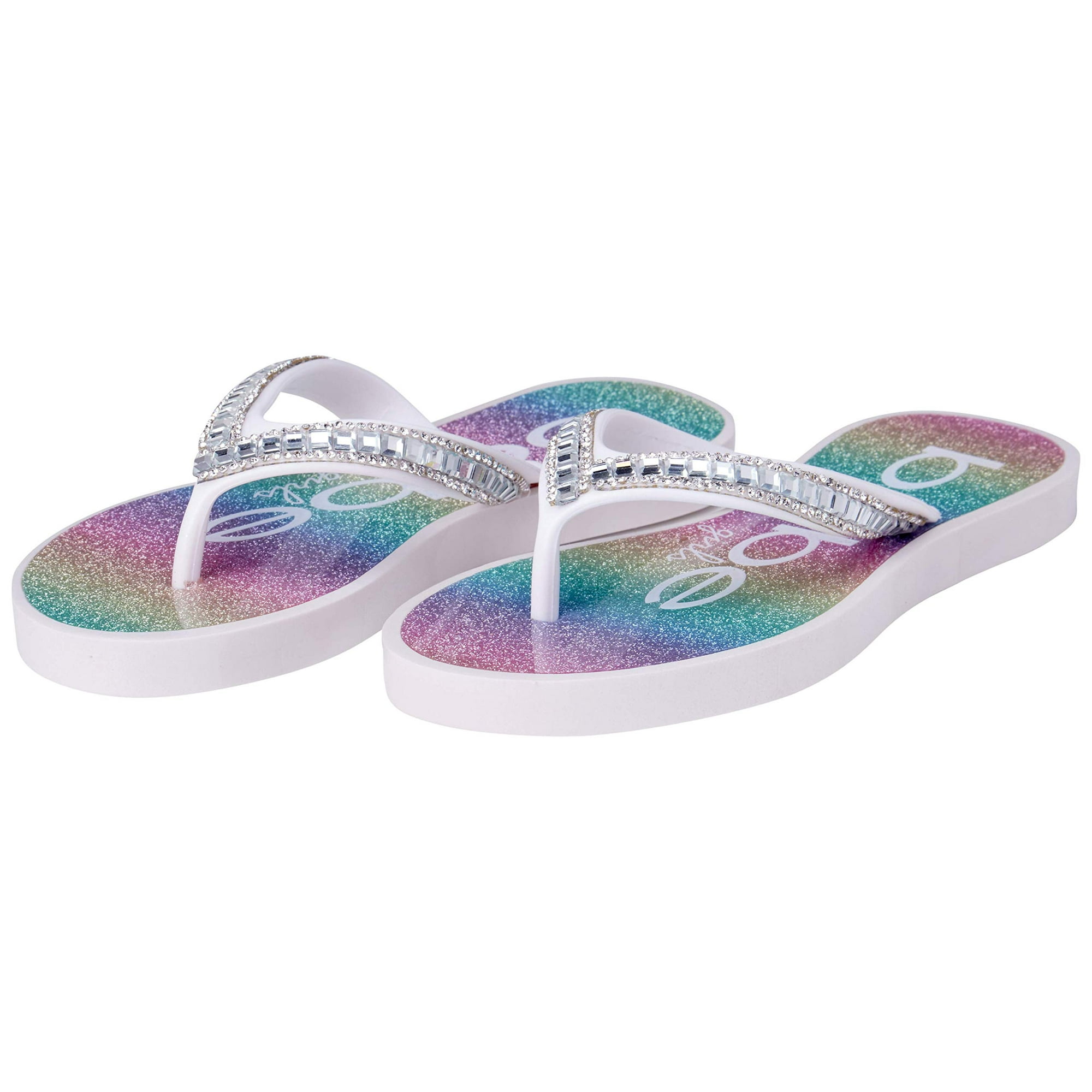 Girls flip flops size 2 deals