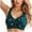 Green, variant on Front Closure Bras For Women No Underwire Christmas Cute Print Bralettes Push Up Comfortable Breathable Everyday Wear (XL, Wine)