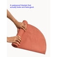 thumbnail image 5 of Dame Products Thro Blanket - Waterproof Bed Blanket for Intimacy - Breathable, Spill‑Proof Throw, Machine Washable Furniture & Bed Protector – Circle Shape (Sage Color), 5 of 13