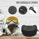 thumbnail image 3 of Snow Goggles Storage Hard EVA Protective Case Safety Zip Pocket, multicolored, L, 3 of 5