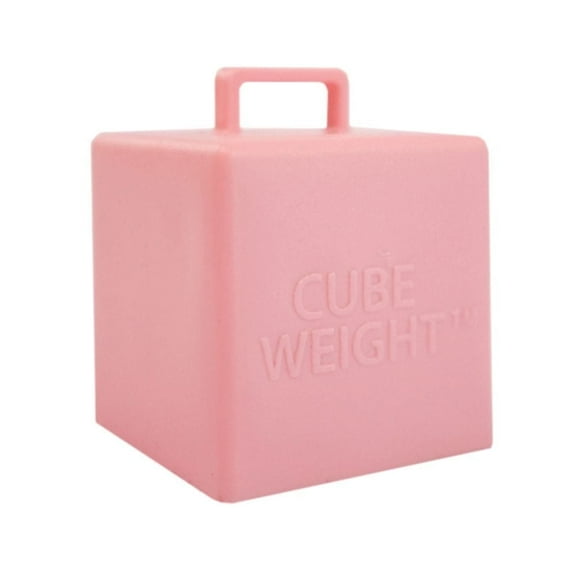 65-gram Cube Weight - Baby Pink Balloon Weights - 10 pcs