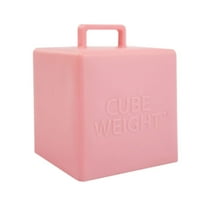 65-gram Cube Weight - Baby Pink Balloon Weights - 10 pcs